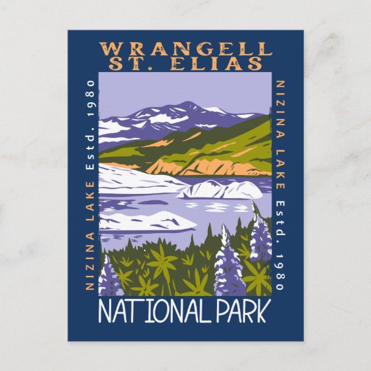 Wrangell St Elias National Park  Briefkaart (Voorkant)