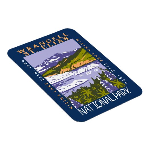 Wrangell St Elias National Park  Magneet (Rechterzijde)