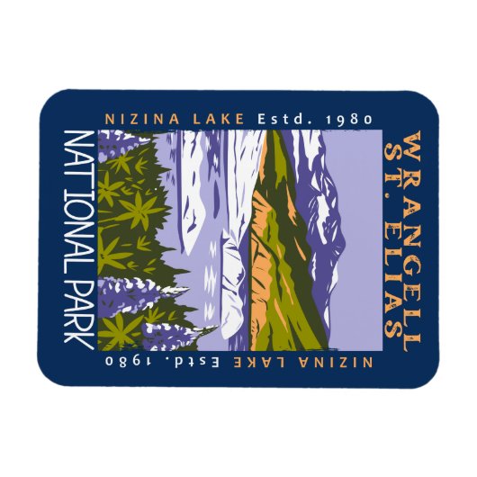 Wrangell St Elias National Park  Magneet (Horizontaal)