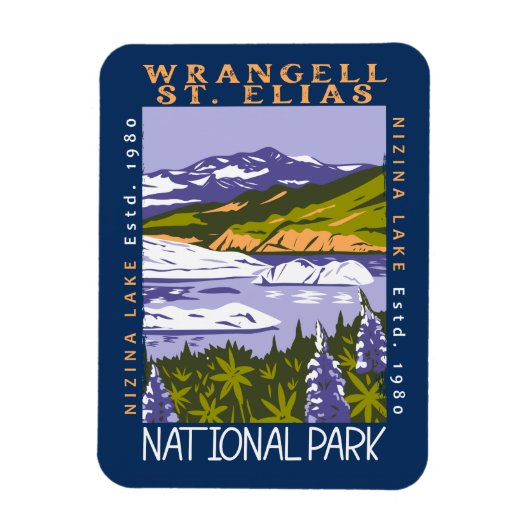 Wrangell St Elias National Park Magneet (Verticaal)