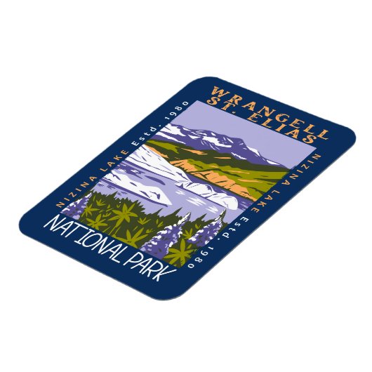 Wrangell St Elias National Park  Magneet (Linkerzijde)