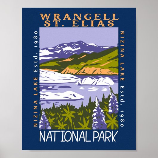 Wrangell St Elias National Park  Poster (Voorkant)