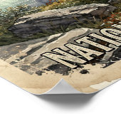 Wrangell-St. Elias Reisposter uit het verleden Poster (Hoek)