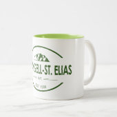 Wrangell-St. Nationaal Park Elias Tweekleurige Koffiemok (Voorkant rechts)