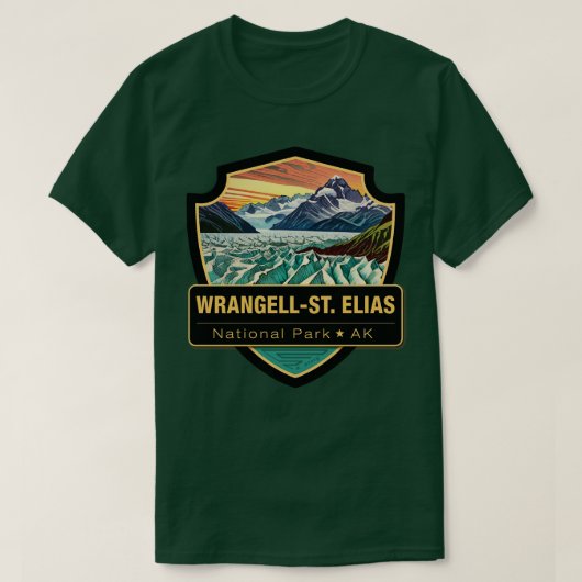 WrangellSt Elias Nationaal Park TShirt (Design voorkant)