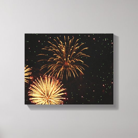 Wrap Fireworks/Canvas Canvas Afdruk (Voorkant)