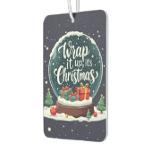 Wrap It Up Het is Kerstmis Sneeuw Wereldbol Ontwer Luchtverfrisser (Links)