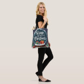 Wrap It Up Het is Kerstmis Sneeuw Wereldbol Ontwer Tote Bag (Op model)