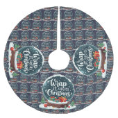 Wrap It Up It’s Christmas Snow Globe Design Kerstboom Rok (Voorkant)
