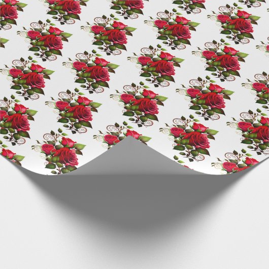 Wrap je liefde in Rozen Cadeaupapier (Hoek)