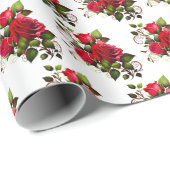 Wrap je liefde in Rozen Cadeaupapier (Rol Hoek)