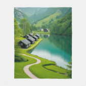 Wrap jezelf in Alpine Wonder Fleece Deken (Voorkant)