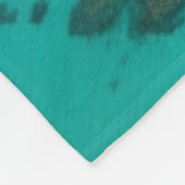 Wrap jezelf in het paradijs: tropische archipel fleece deken (Hoek)