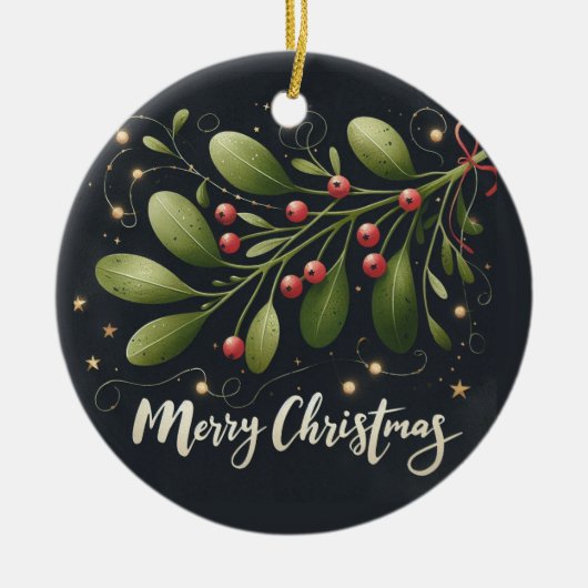 Wrap jezelf in liefde Kerstmis Keramisch Ornament (Voorkant)