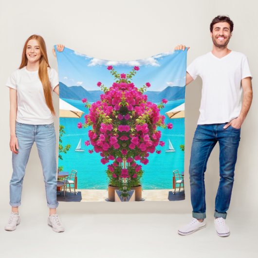 "Wrap jezelf in Romance - Café Charm met Elke Fleece Deken (In situ)