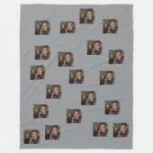 "Wrap jezelf in warmte, liefde en troost." Fleece Deken (Voorkant)