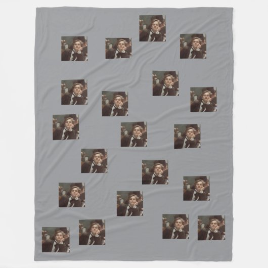 "Wrap jezelf in warmte, liefde en troost." Fleece Deken (Voorkant)