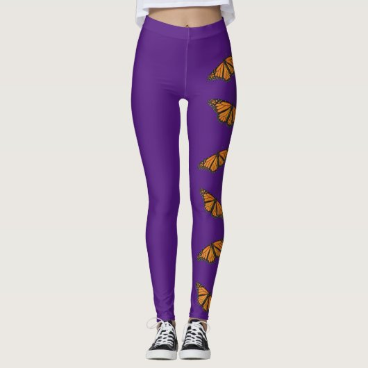 Wrap jezelf Wings Monarch Butterfly Leggings (Voorkant)