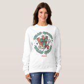 Wrap Queen Funny Christmas Sweatshirt (Voorkant volledig)