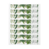 Wrap rond Fern Forest Foliage Emerald Wedding (Vel)
