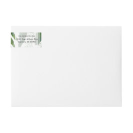 Wrap rond Fern Forest Foliage Emerald Wedding