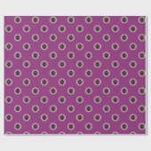 Wrap van de weduwen-voor-Giving (Mocha/Plum) Cadeaupapier (Vlak)