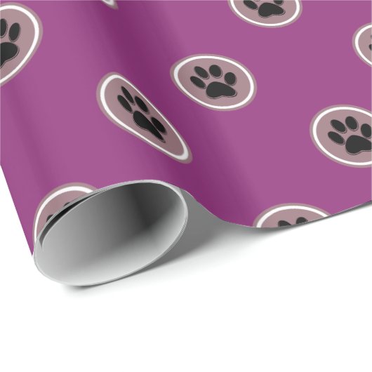 Wrap van de weduwen-voor-Giving (Mocha/Plum) Cadeaupapier (Rol Hoek)