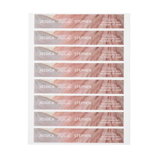 Wrap voor weddenschap rond label Pinks Lavenders (Vel)