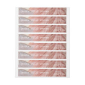 Wrap voor weddenschap rond label Pinks Lavenders (Vel)