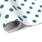 Wrap Your Gift in Deep Teal Elegance Cadeaupapier (Rol Hoek)