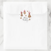 Wrap your gifts with joy this holiday season! ronde sticker (Tas)