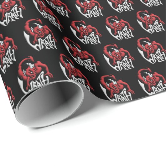 Wrap your Sinful Present Wrath Devil Cadeaupapier (Rol Hoek)