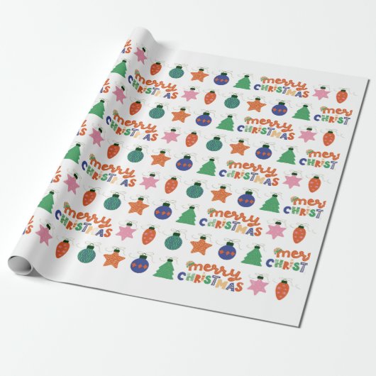 WRAPING PAPER CHRISTMAS CADEAUPAPIER (Uitgerold)