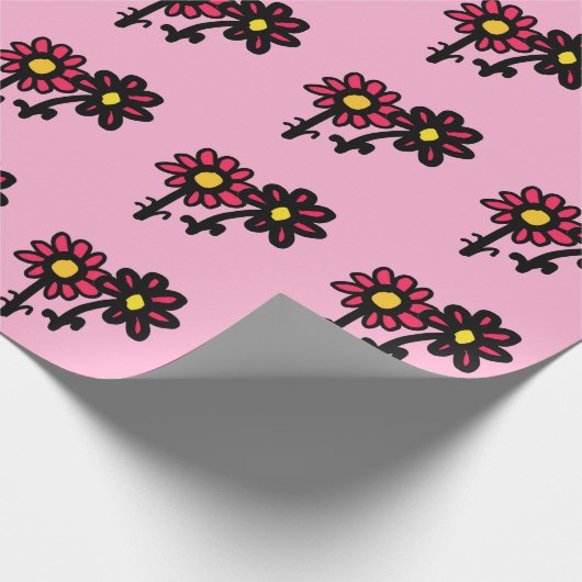 Wraping Paper Flowers Cadeaupapier (Hoek)