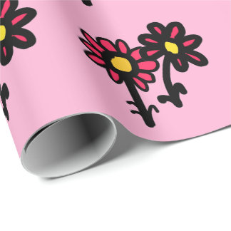 Wraping Paper Flowers Cadeaupapier