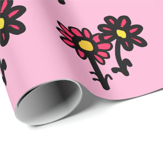 Wraping Paper Flowers Cadeaupapier (Rol Hoek)