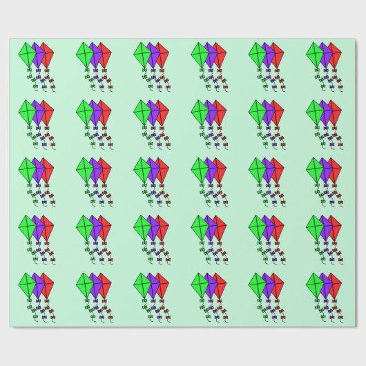 Wraping Paper Kites Cadeaupapier (Vlak)