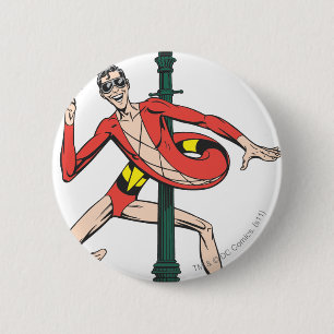 Wraplamp met plastic Man Ronde Button 5,7 Cm