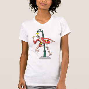Wraplamp met plastic Man T-shirt
