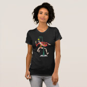 Wraplamp met plastic Man T-shirt (Voorkant volledig)