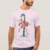 Wraplamp met plastic Man T-shirt (Voorkant)