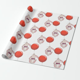 Wrappapier voor ballonBaby showers Cadeaupapier