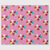 Wrappapier voor ballonnen cadeaupapier (Vlak)
