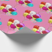 Wrappapier voor ballonnen cadeaupapier (Hoek)