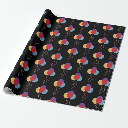 Wrappapier voor ballonnen cadeaupapier (Uitgerold)