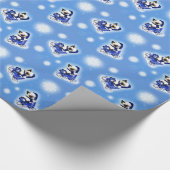 Wrappapier voor kerstcadeautjes in de winter cadeaupapier (Hoek)