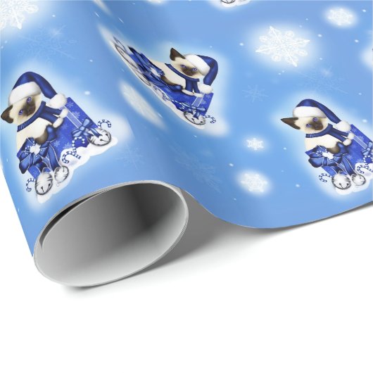 Wrappapier voor kerstcadeautjes in de winter cadeaupapier (Rol Hoek)