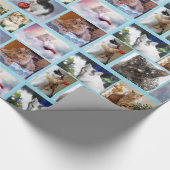 Wrappapier voor kerstkatten cadeaupapier (Hoek)