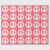 Wrappapier voor Valentijnsdag-hartwedstrijkbord Cadeaupapier (Vlak)