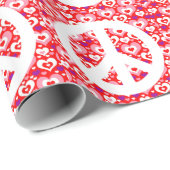 Wrappapier voor Valentijnsdag-hartwedstrijkbord Cadeaupapier (Rol Hoek)